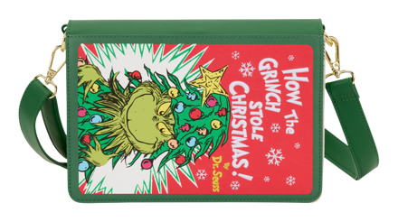 Loungefly - Dr.Seuss Grinch Holiday Crossbody Bag