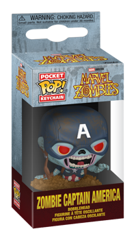 Pop! Marvel Zombies - Captain America Zombie Keychain