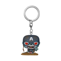 Pop! Marvel Zombies - Captain America Zombie Keychain - Image 2