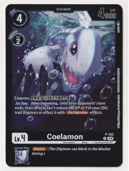 Coelamon (PARALLEL RARE) single card from Digimon