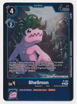 Shellmon (PARALLEL RARE) single card from Digimon
