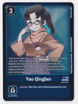 Yao Qinglan (PARALLEL RARE) single card from Digimon