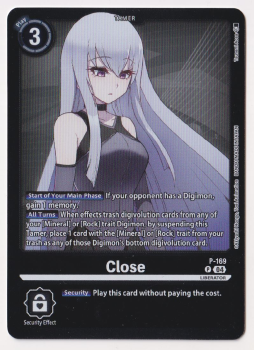 Close (PARALLEL RARE) single card from Digimon