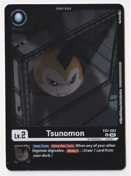 Tsunomon (PARALLEL RARE) single card from Digimon
