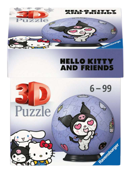 Hello kitty Kuromi 3D Puzzle 54pc