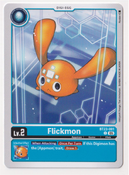 Flickmon single card from Digimon