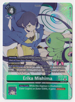 Erika Mishima (ALTERNATIVE ART) single card from Digimon