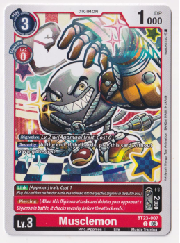 Musclemon single card from Digimon