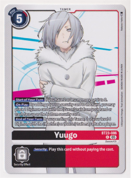 Yuugo single card from Digimon