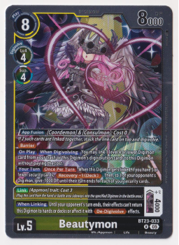 Beautymon single card from Digimon