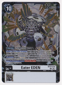 Eater EDEN single card from Digimon