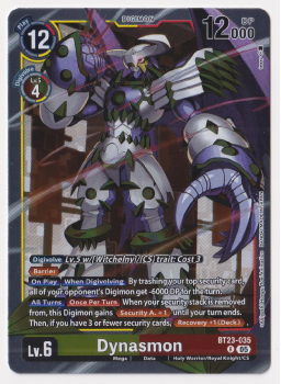 Dynasmon single card from Digimon