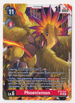 Phoenixmon single card from Digimon