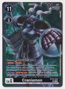Craniamon single card from Digimon