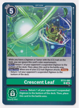 Crescent Leaf single card from Digimon