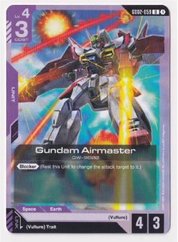 Gundam Airmaster single card from Gundam TCG