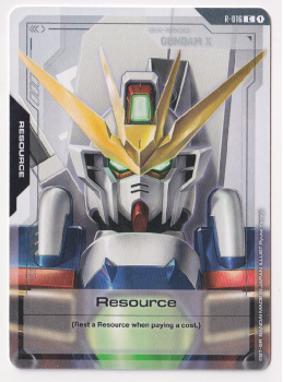 Resource single card from Gundam TCG