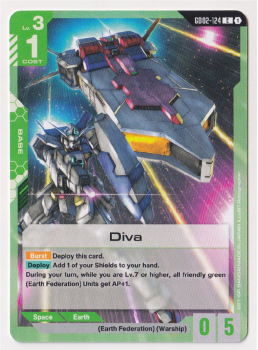 Diva single card from Gundam TCG