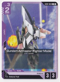 Gundam Airmaster (Fighter Mode) single card from Gundam TCG