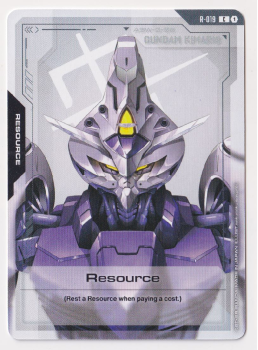Resource single card from Gundam TCG