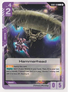 Hammerhead single card from Gundam TCG