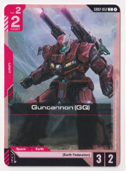 Guncannon (GQ) single card from Gundam TCG