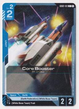 Core Booster single card from Gundam TCG