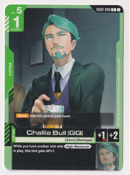 Challia Bull (GQ) single card from Gundam TCG