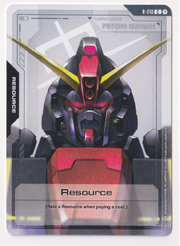 Resource single card from Gundam TCG