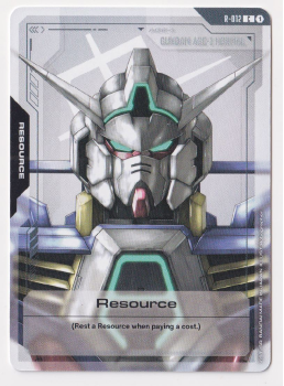 Resource single card from Gundam TCG