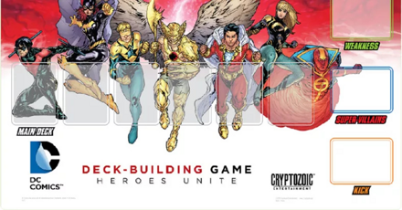 DC Comics Deck-Building Game - Heroes Unite Playmat