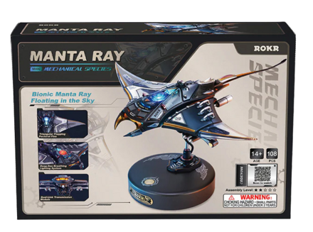 ROKR Manta Ray Mechanical 3D Puzzle Kit MI06