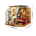 Rolife Catherine's Living Room DIY Miniature House DG175 - Image 6