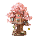 Rolife Sakura Tree House DIY Wooden 3D Puzzle TGS04