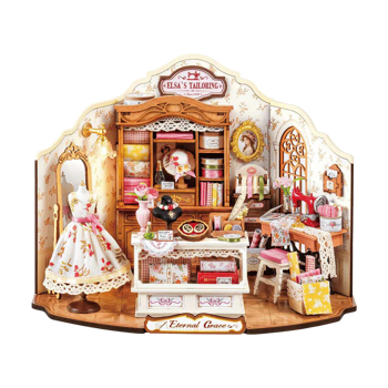 Rolife Elsa's Tailoring DIY Miniature House DG178