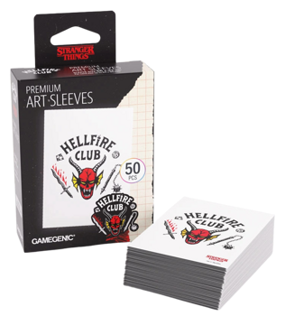 Gamegenic: Stranger Things - Hellfire Club Art Sleeves Hellfire Club