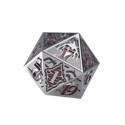 Gamegenic: Stranger Things - Hellfire Club Premium Metal D20 Die - Image 2