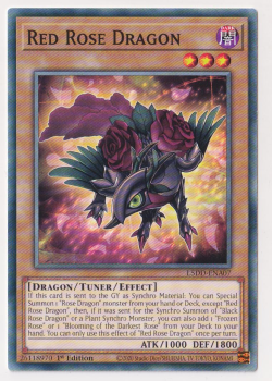 Red Rose Dragon (Common) single card from Yu-Gi-Oh!
