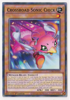 Crossroad Sonic Chick (Common) single card from Yu-Gi-Oh!