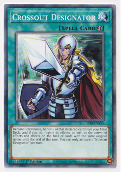 Crossout Designator (Common) single card from Yu-Gi-Oh!