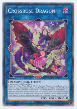 Crossrose Dragon (Common) single card from Yu-Gi-Oh!