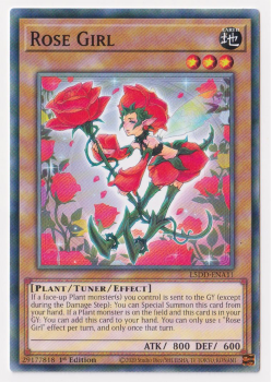 Rose Girl (Common) single card from Yu-Gi-Oh!