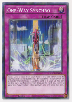 One-Way Synchro (Common) single card from Yu-Gi-Oh!