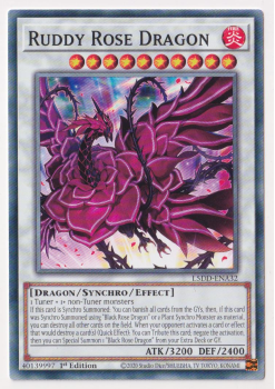 Ruddy Rose Dragon (Common) single card from Yu-Gi-Oh!