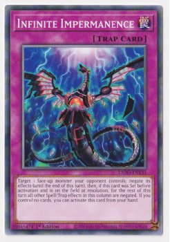 Infinite Impermanence (Common) single card from Yu-Gi-Oh!