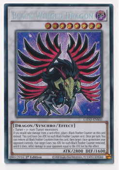 Black-Winged Dragon (Secret Rare) single card from Yu-Gi-Oh!