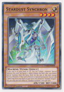Stardust Synchron (Common) single card from Yu-Gi-Oh!