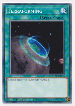 Terraforming (Common) single card from Yu-Gi-Oh!