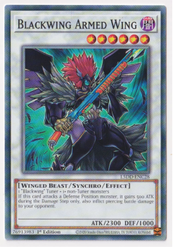 Blackwing Armed Wing (Common) single card from Yu-Gi-Oh!