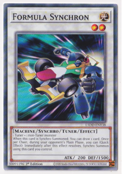 Formula Synchron (Common) single card from Yu-Gi-Oh!